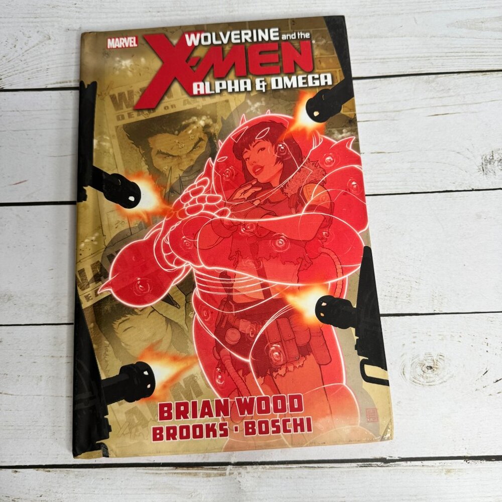 Wolverine and the X-Men Alpha & Omega Marvel HC‎ Graphic Novel Brian Wood